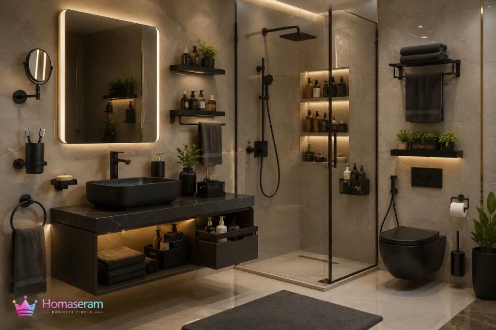 طراحی سرویس بهداشتی لوکس